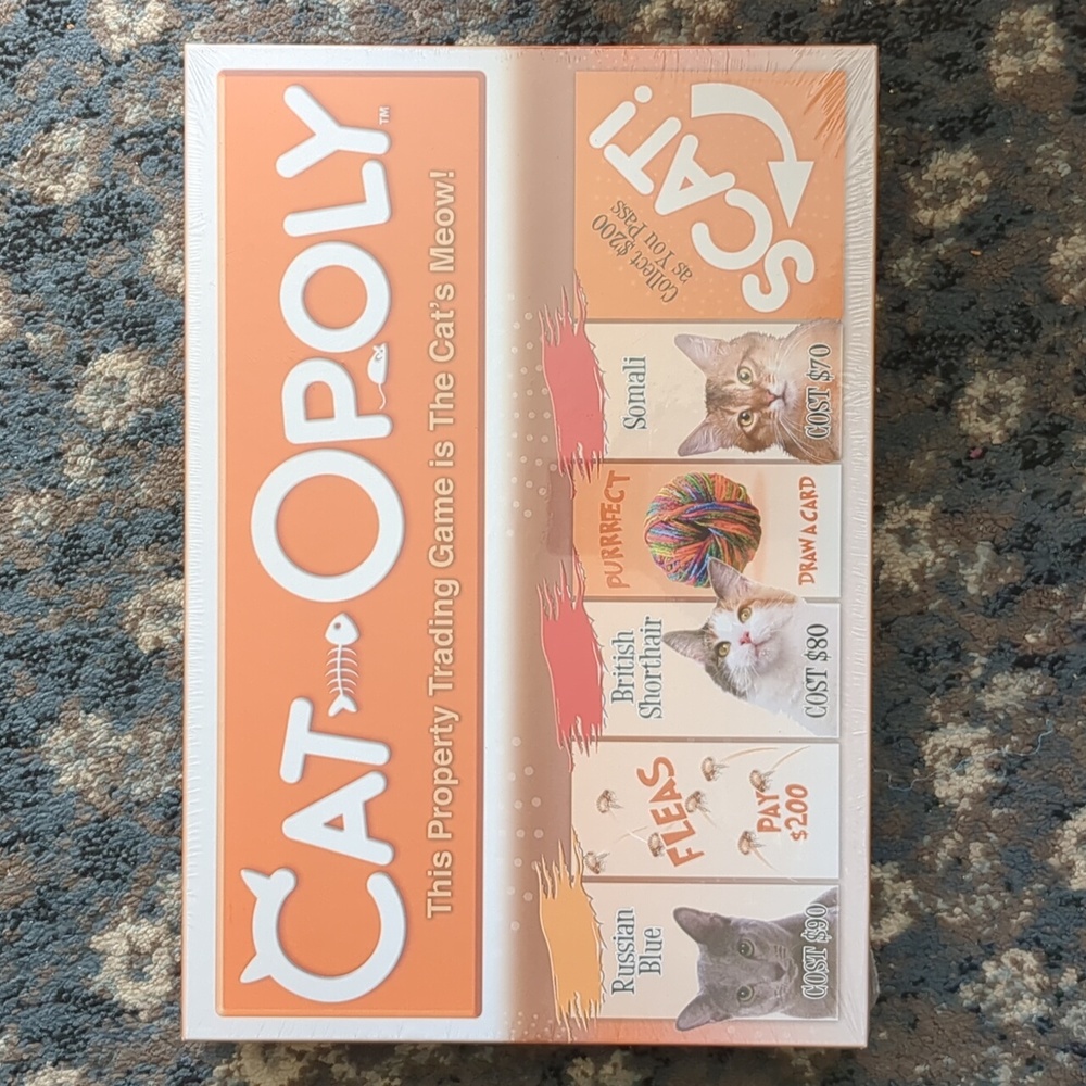 Cat-Opoly - The Perfect Monopoly Game for Cat Lovers!